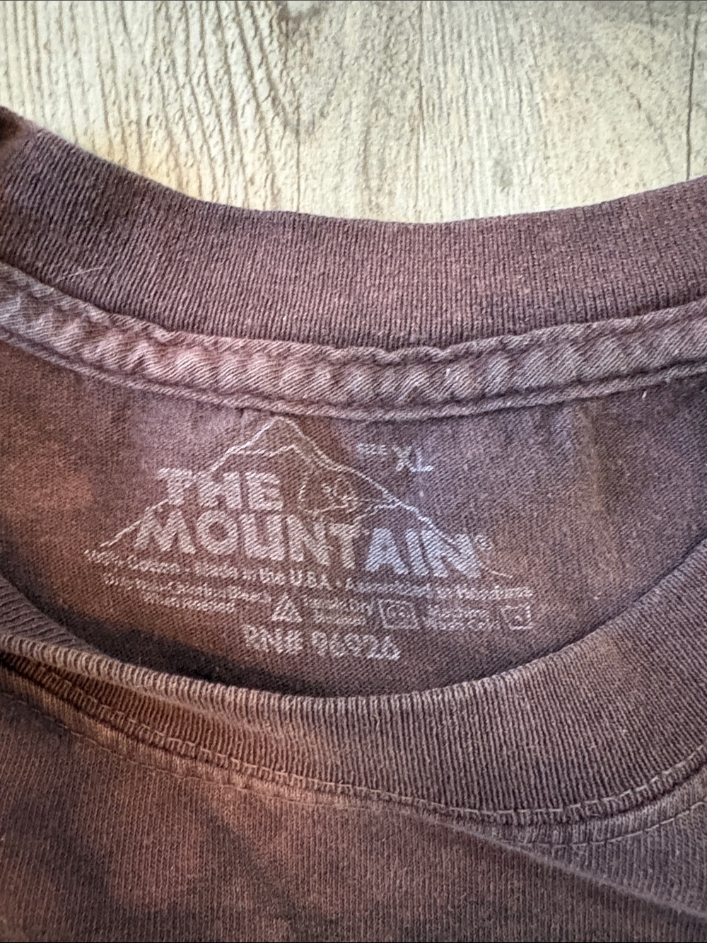 The Mountain Brown Tie-Dye Dog Portrait Tee - Picture 2 of 2